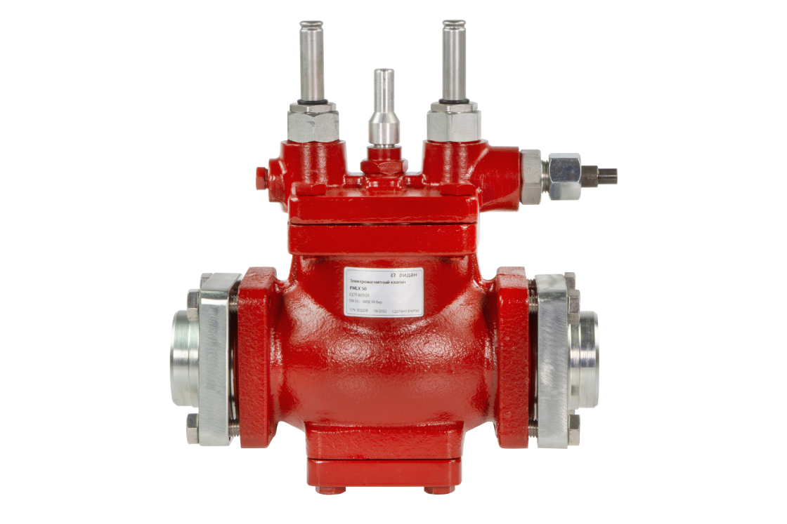 Ридан 027F4065R — Электромагнитный клапан PMLX 65, PN 28/30, в комплекте: катушки, пилоты EVM-NC и ответные фланцы