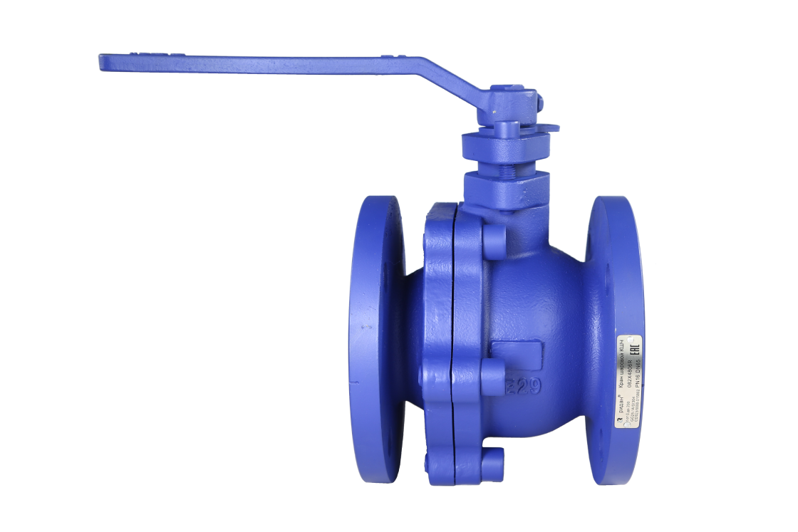 Ридан 082X4804R — Кран шаровой чугунный полнопроходный КШЧ PN16 DN40 с рукояткой