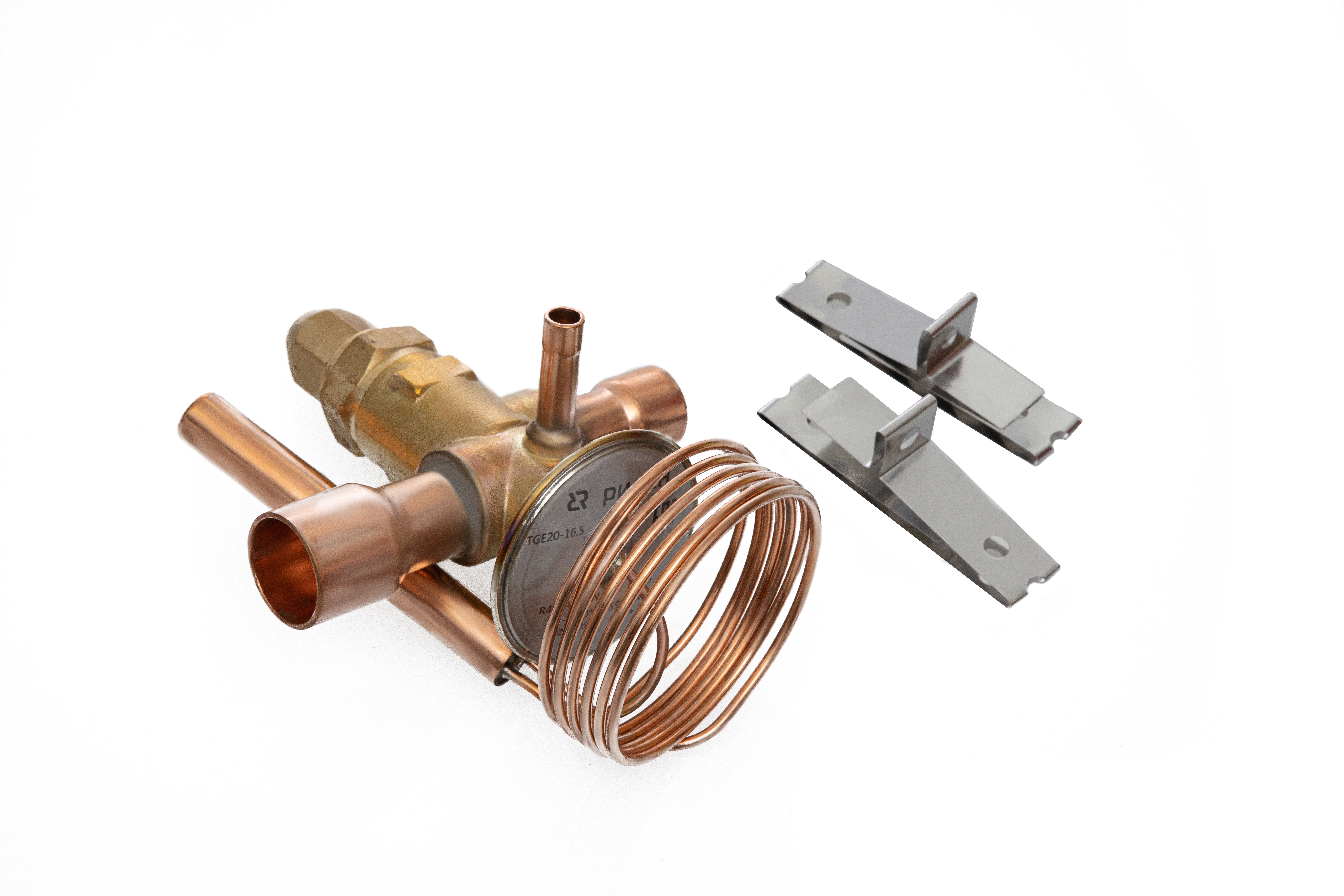 Ридан 067N3221R — Клапан терморегулирующий TGE 20-21, T кипения -40...10 ℃, присоединительные патрубки 5/8“x7/8“