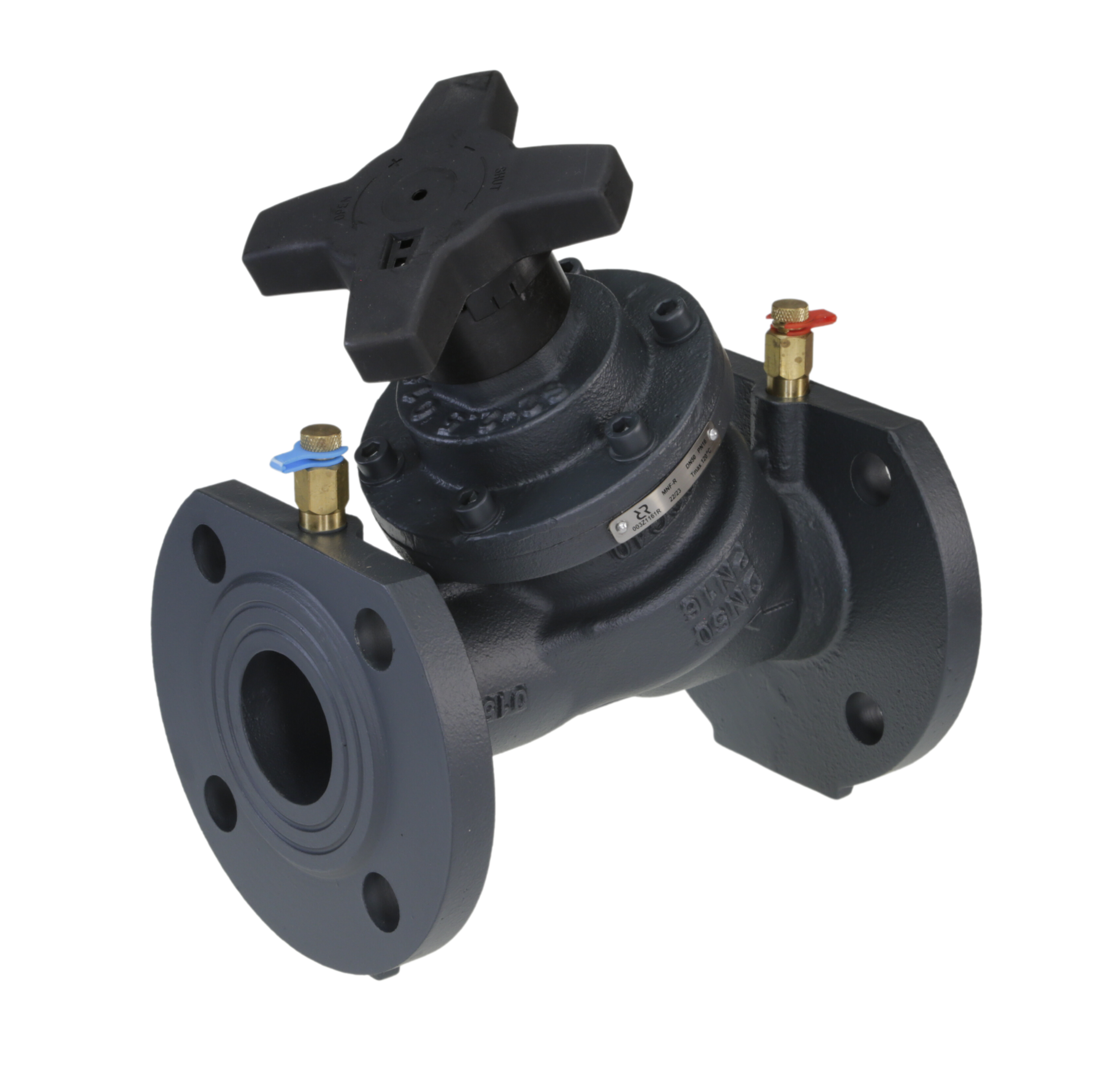 Ридан MNF-R 003Z1185R DN15 — Ручной балансировочный клапан, фланцевый, PN25, Tmax 120 °C
