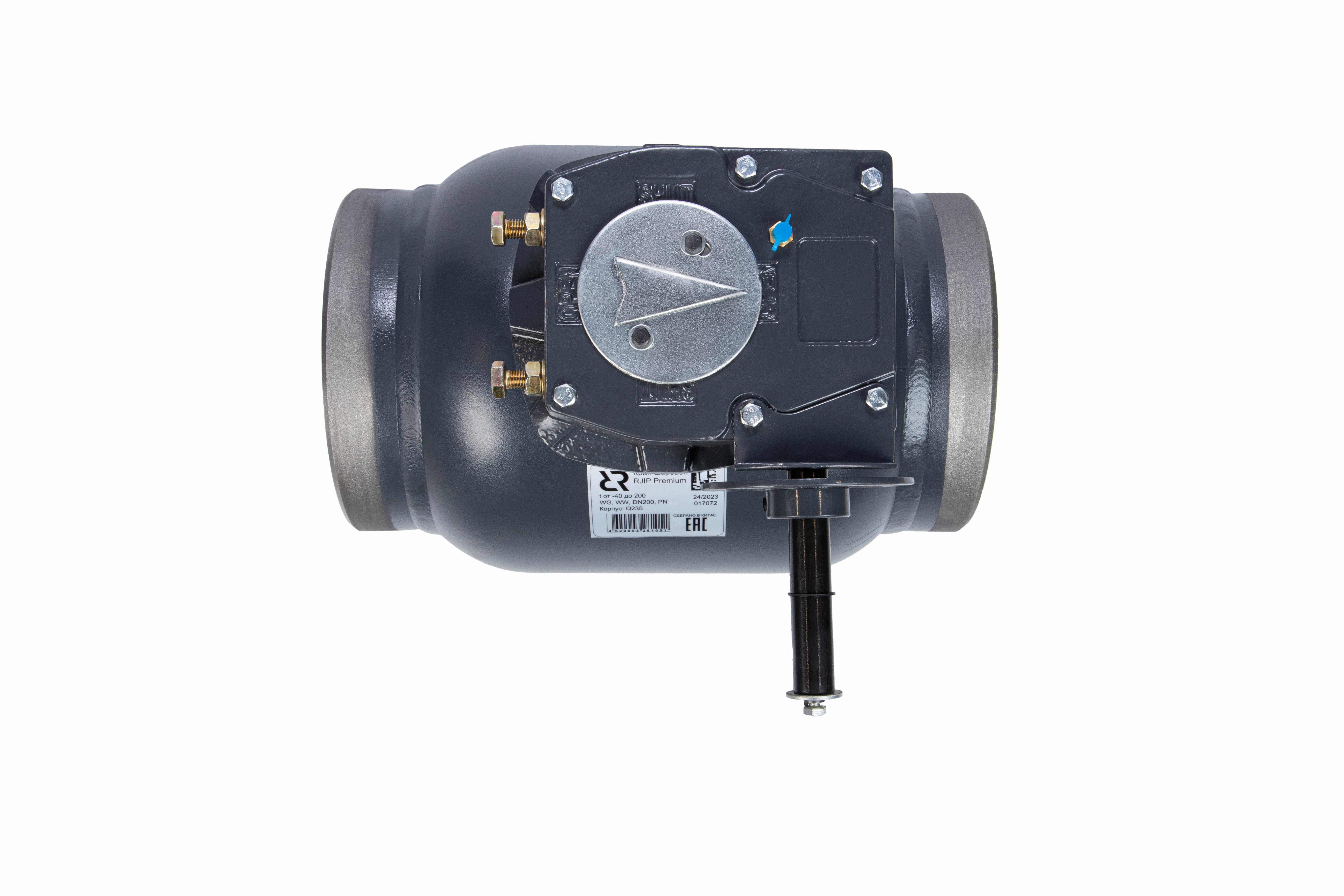 Ридан RJIP Premium 065N0177GR — Кран шаровой WW DN400 PN25 GF (приварной, под привод, стандартный проход)