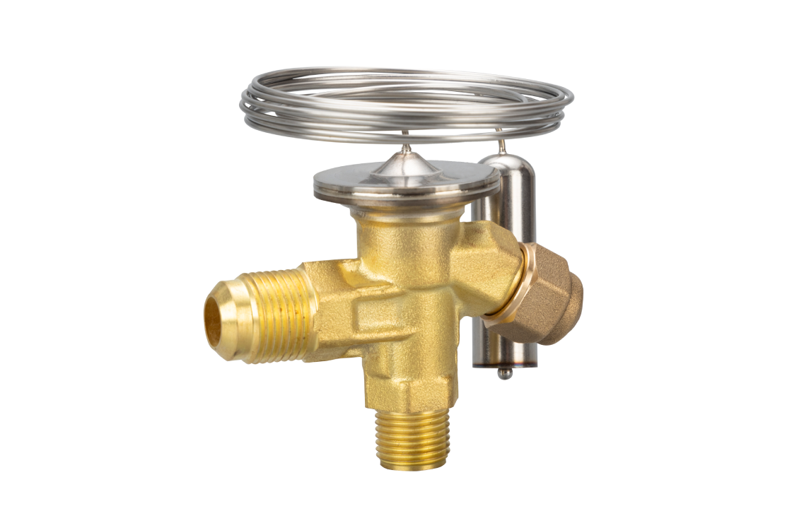 Ридан T2 068Z4281R — Терморегулирующий клапан, R407C/R22, под пайку, присоединительные патрубки 1/2", температура кипения -30…+10 °C