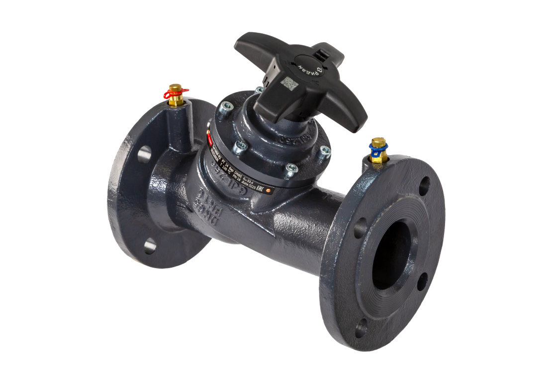 Ридан 003Z1140R — Ручной балансировочный клапан MNF-R2 DN200, фланцевый, PN16, Tmax 130 °C