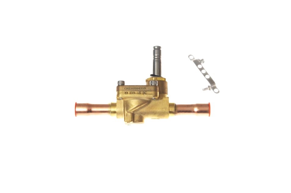 Ридан EVR 3 032F2206R — Клапан электромагнитный постоянного тока НЗ, DN6, присоединительные патрубки 1/4", под пайку ODF